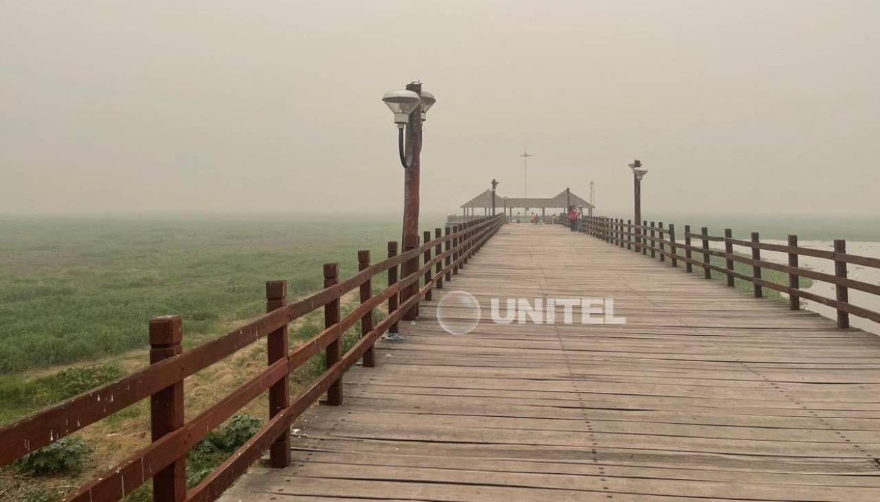 Incendio llegó a 500 metros del área urbana de Puerto Suárez, en la zona del Pantanal