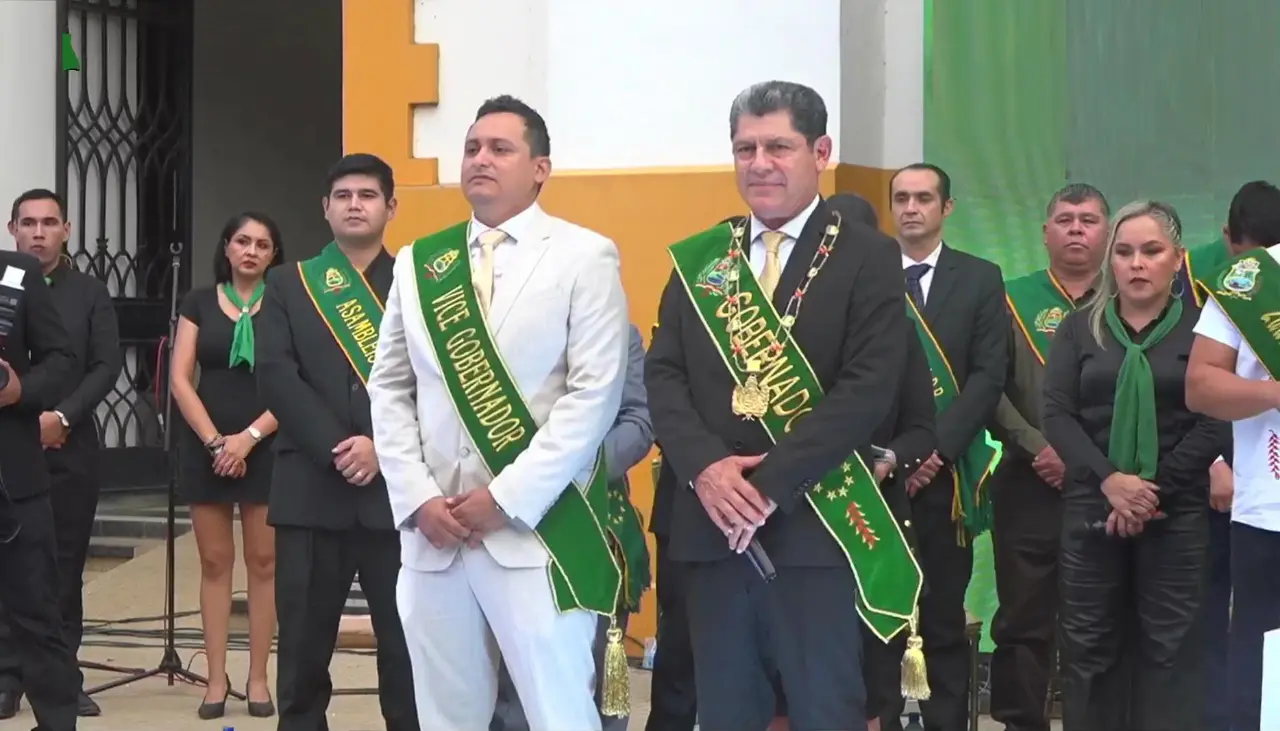 Jesús ‘Tito’ Egüez jura como nuevo gobernador de Beni haciendo un llamado a la unidad
