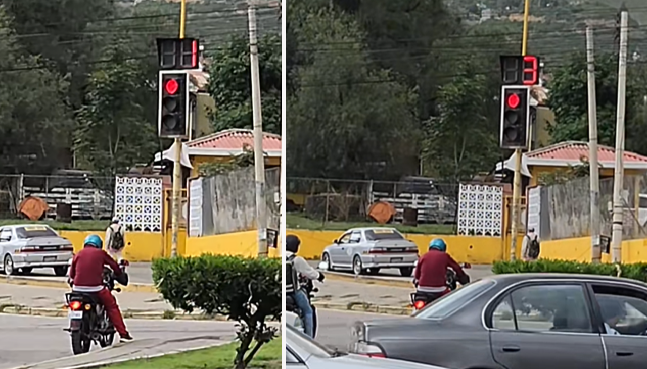 Un semáforo en bucle en Cochabamba se viralizó en Tiktok 