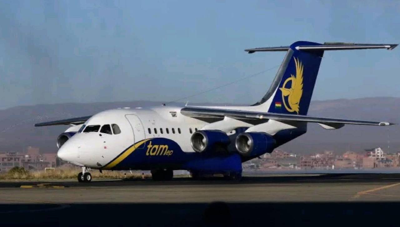 TAMep reanuda vuelos nacionales con conexiones entre La Paz, Cochabamba, Santa Cruz y Cobija