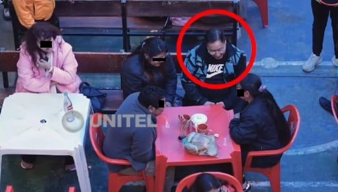 Video capta al expresidente Luis Arce en el patio de la cárcel de San Pedro