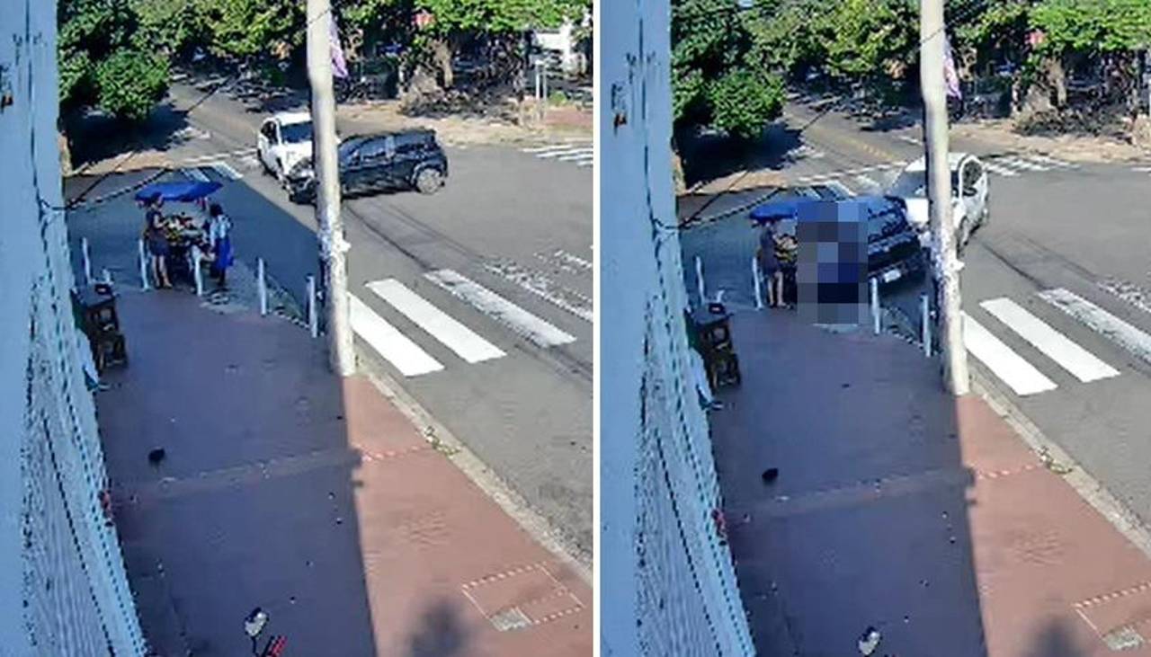 Fatal accidente en Santa Cruz: Muere vendedora de frutas tras choque de dos vehículos