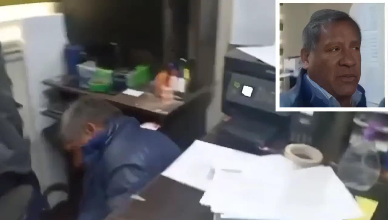 Hallan “escondido” bajo su escritorio al gerente de la empresa municipal de aseo de Potosí 