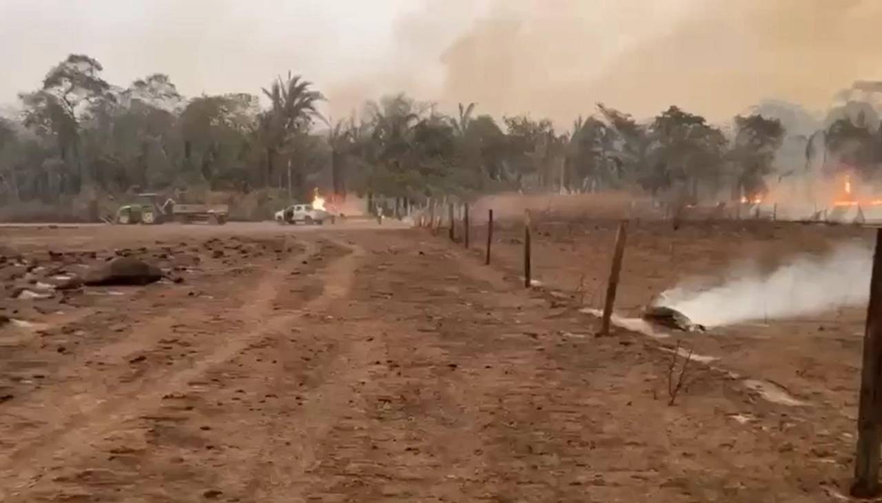 Fegasacruz: Incendios amenazan al crecimiento del hato bovino y se encienden las alarmas