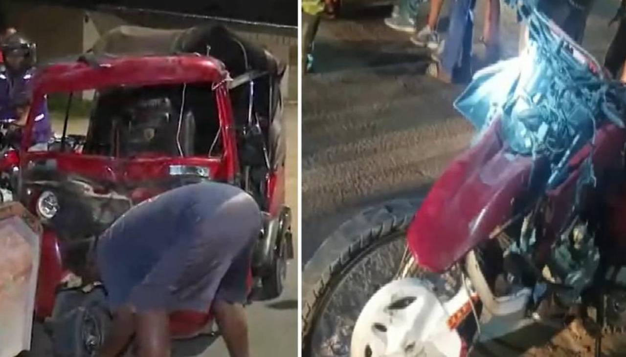 Dos jóvenes mueren y uno queda herido en accidentes de moto que implican a camiones que hacían filas por diésel