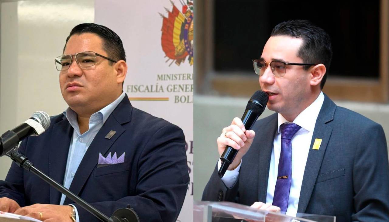 Aprehenden al fiscal general Roger Mariaca y al fiscal departamental de Santa Cruz, Alberto Zeballos