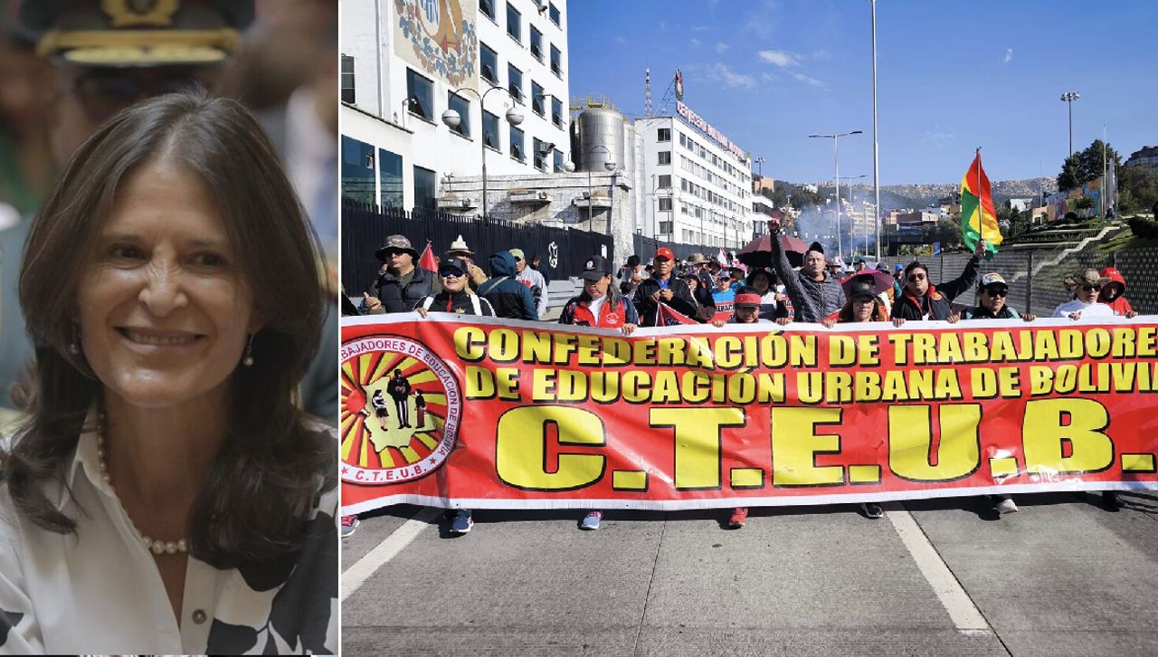 Ministra de Educación llama al diálogo al Magisterio urbano y rural para este lunes