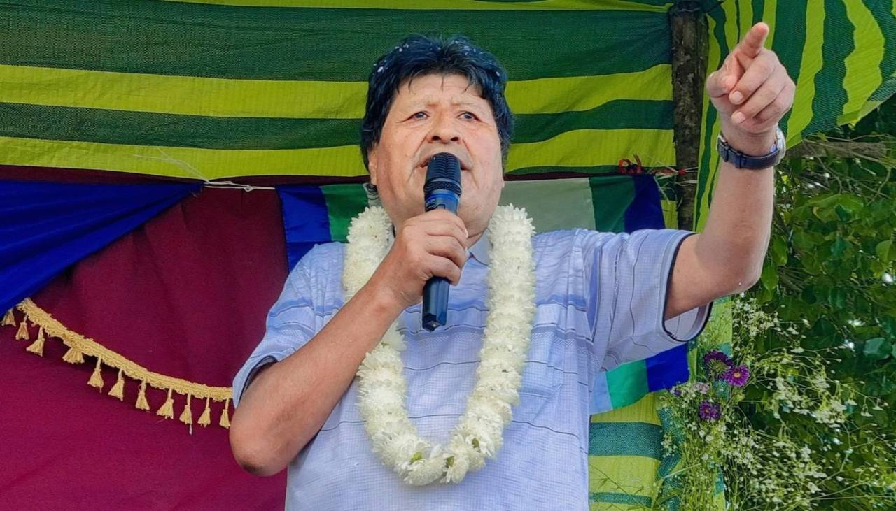 Evo envía un mensaje al líder de la Federación Túpac Katari aprehendido en La Paz