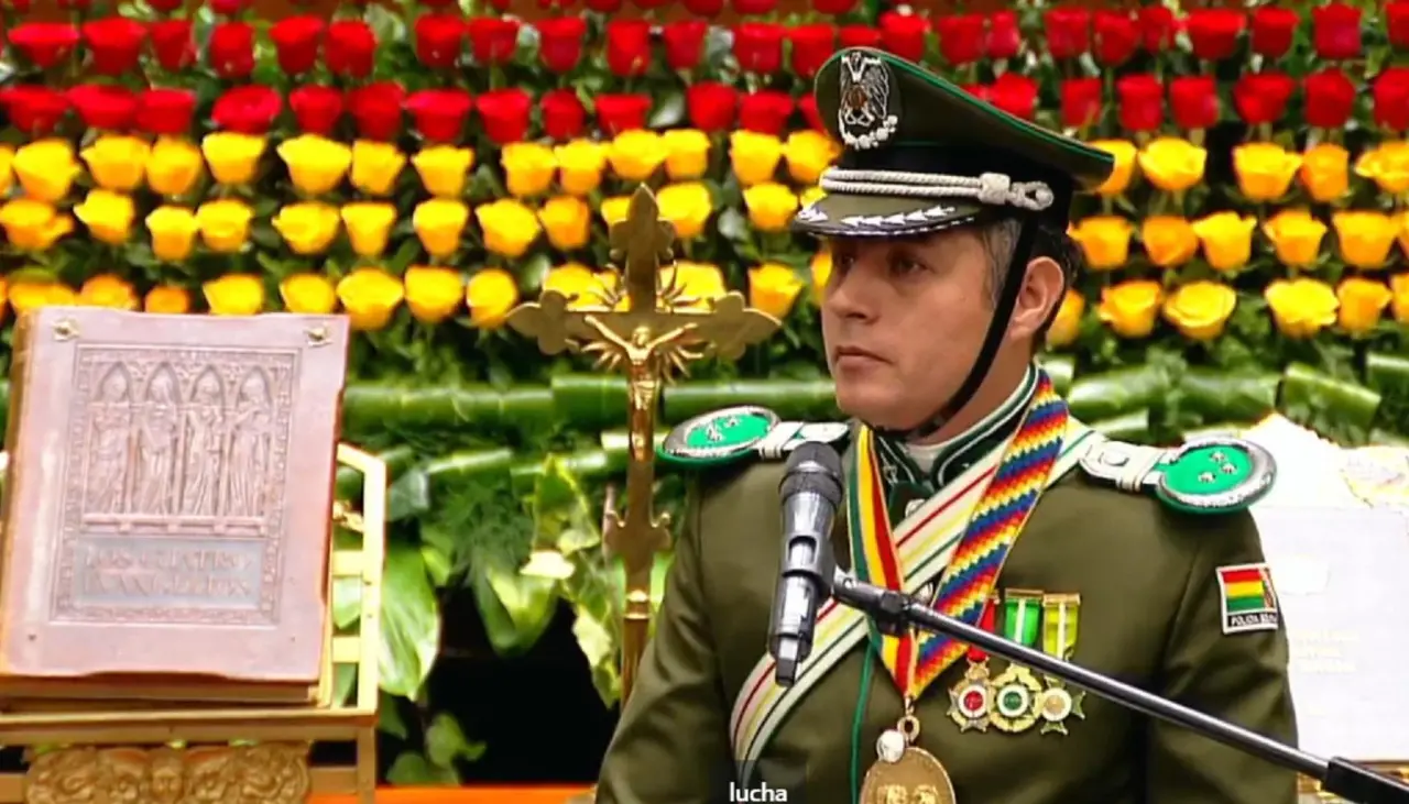 Edmand Lara en su discurso oficial: “No basta con encender motores, hay que cambiar el rumbo, transformar la justicia”