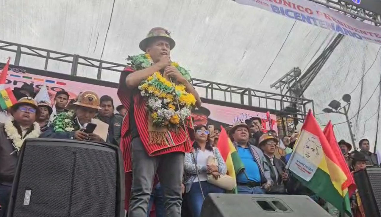 “Acepto”: Andrónico Rodríguez confirma su postulación a la Presidencia de Bolivia