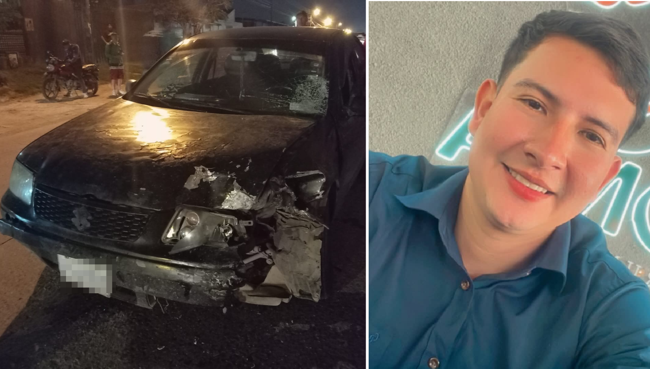 Santa Cruz: Motociclista queda gravemente herido tras ser impactado de frente por un vehículo