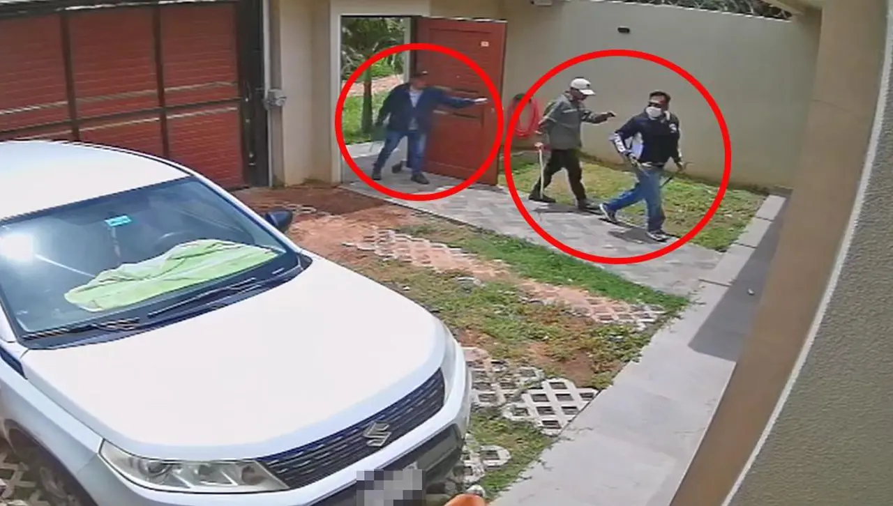 Video: Ladrones cortan la electricidad de una casa para evitar las cámaras de seguridad pero quedaron grabados