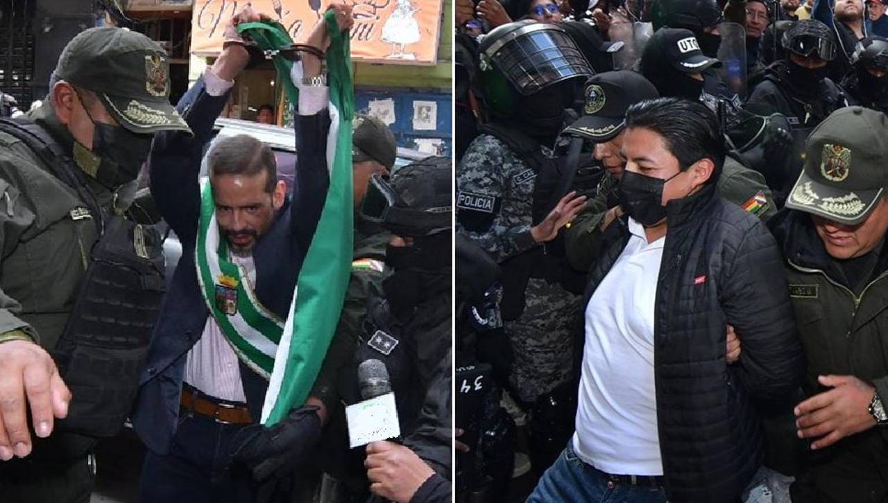 Se instala la audiencia de revisión de detención preventiva de Camacho y Pumari
