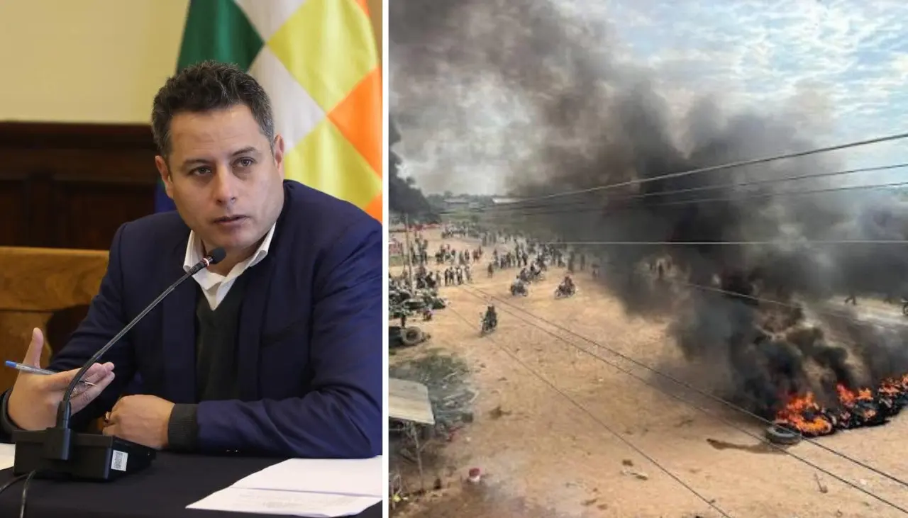 Tras operativo de desbloqueo en San Julián, Lara denuncia presencia de civiles portando explosivos