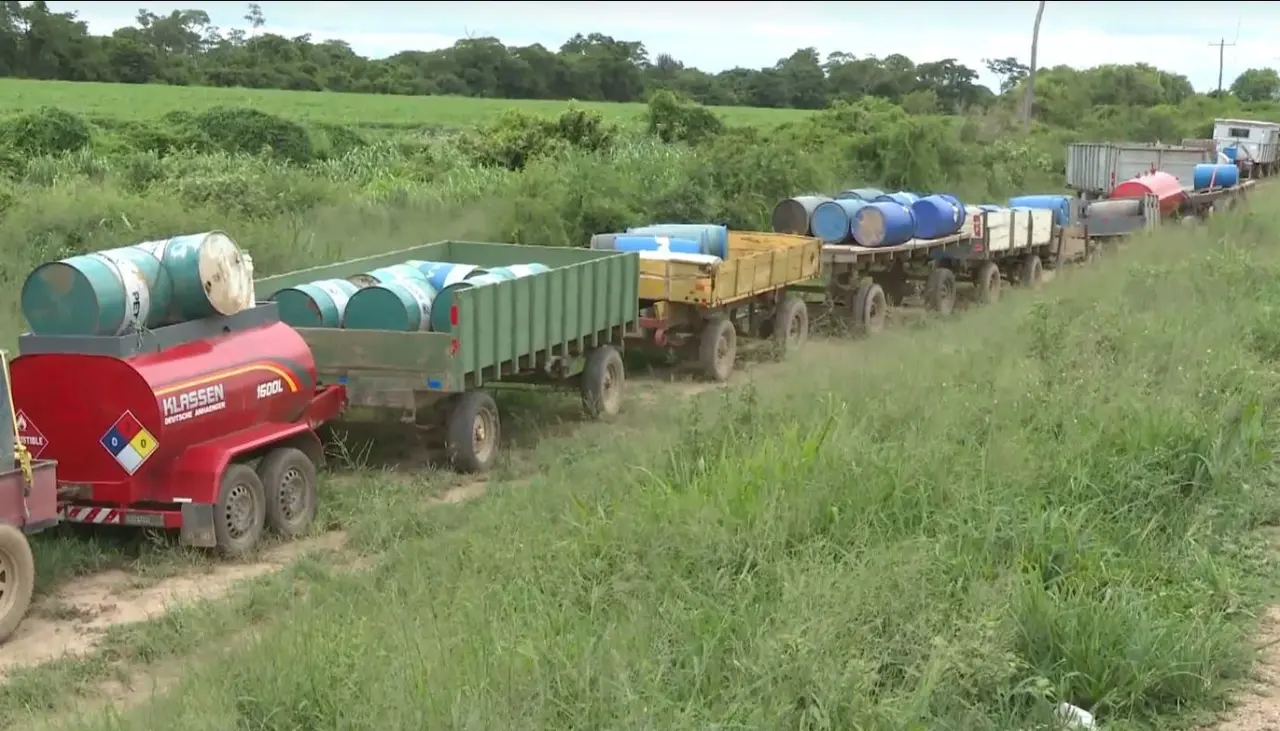 “Es esencial para producir”: Agricultores de los valles cruceños piden que se normalice el abastecimiento de combustible