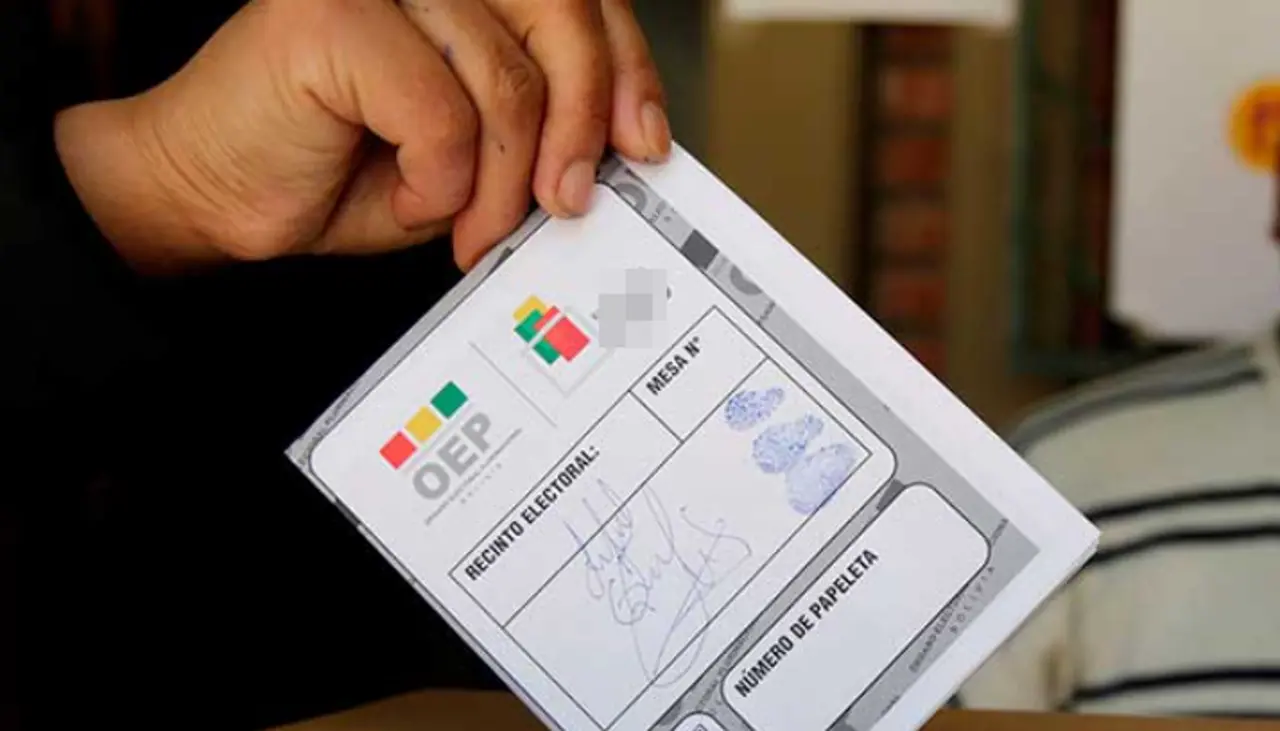 Estos son los resultados por departamento de la tercera encuesta de intención de voto en Bolivia