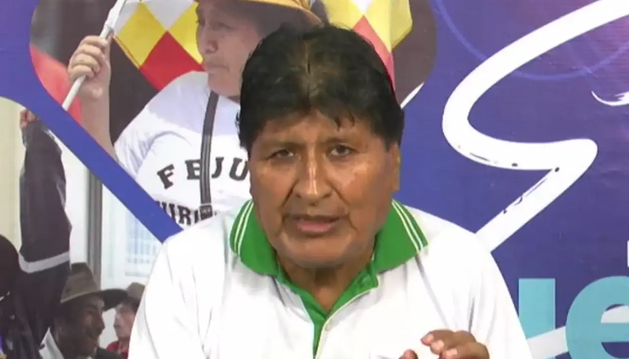 Evo cuestiona a Trump por el anuncio de la “coalición militar” y considera que Paz perdió