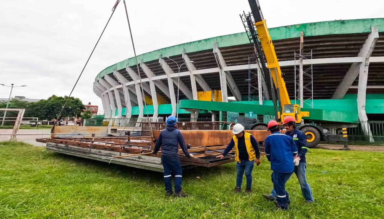 Estadio Tahuichi: Gobernación no asegura cumplimiento de plazos de Conmebol