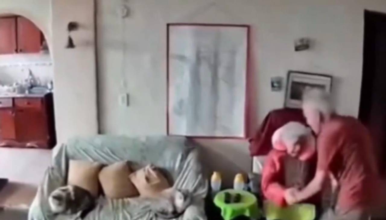 ¡Solo pensó en ella!: Conmovedora reacción de una pareja de ancianos durante el terremoto en Venezuela