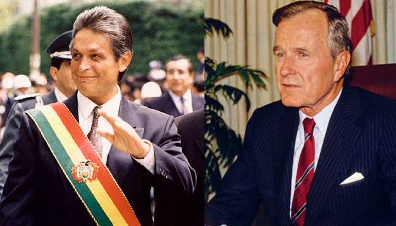 La historia del crucifijo que marcó una promesa presidencial entre Bush y Paz