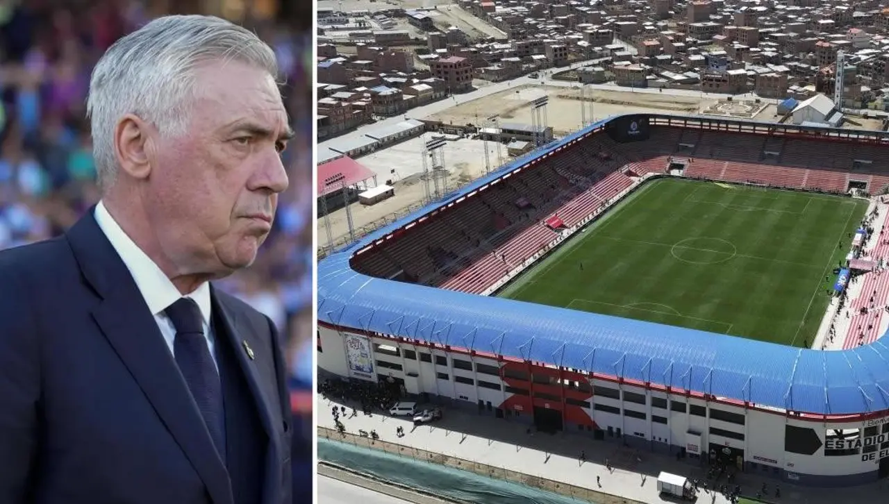 Ancelotti mira el Titán de El Alto donde Bolivia recibirá a Brasil por Eliminatorias