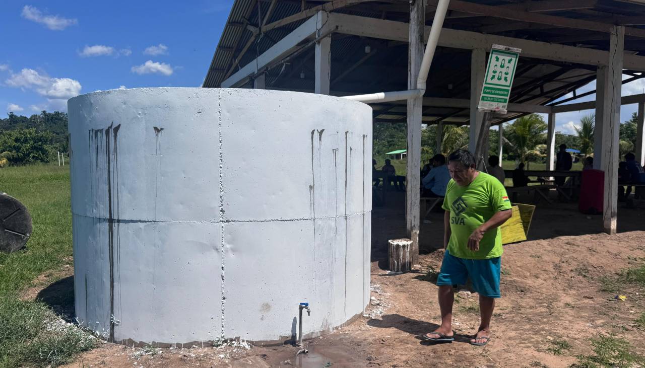 Pilón Lajas: ‘Cosechan’ agua para enfrentar falta del recurso ante la contaminación del río
