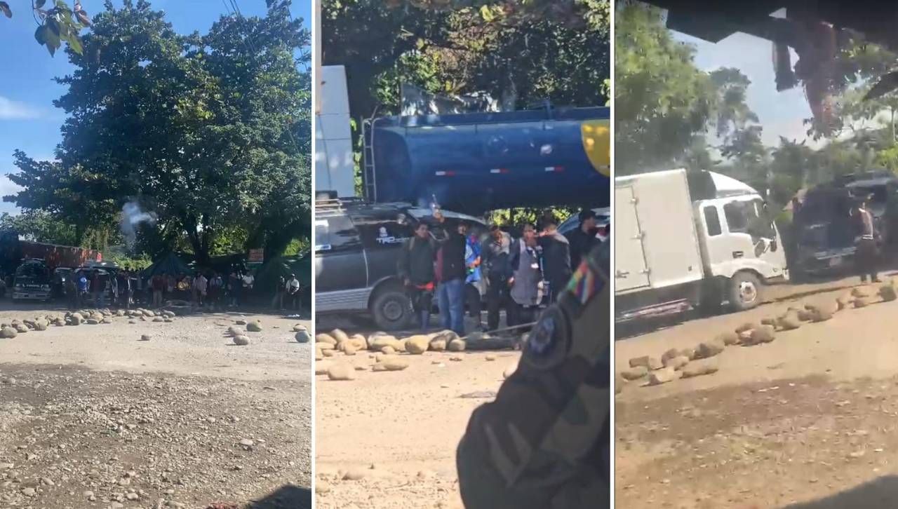 Cocaleros hacen retroceder a efectivos, retoman el retén de Umopar en el trópico e instalan bloqueo