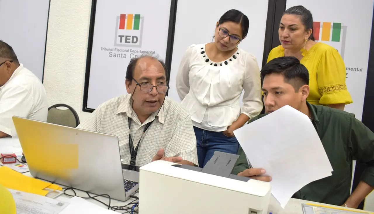 Candidaturas: TED cruceño reitera que normas vigentes prohíben buscar tercer mandato