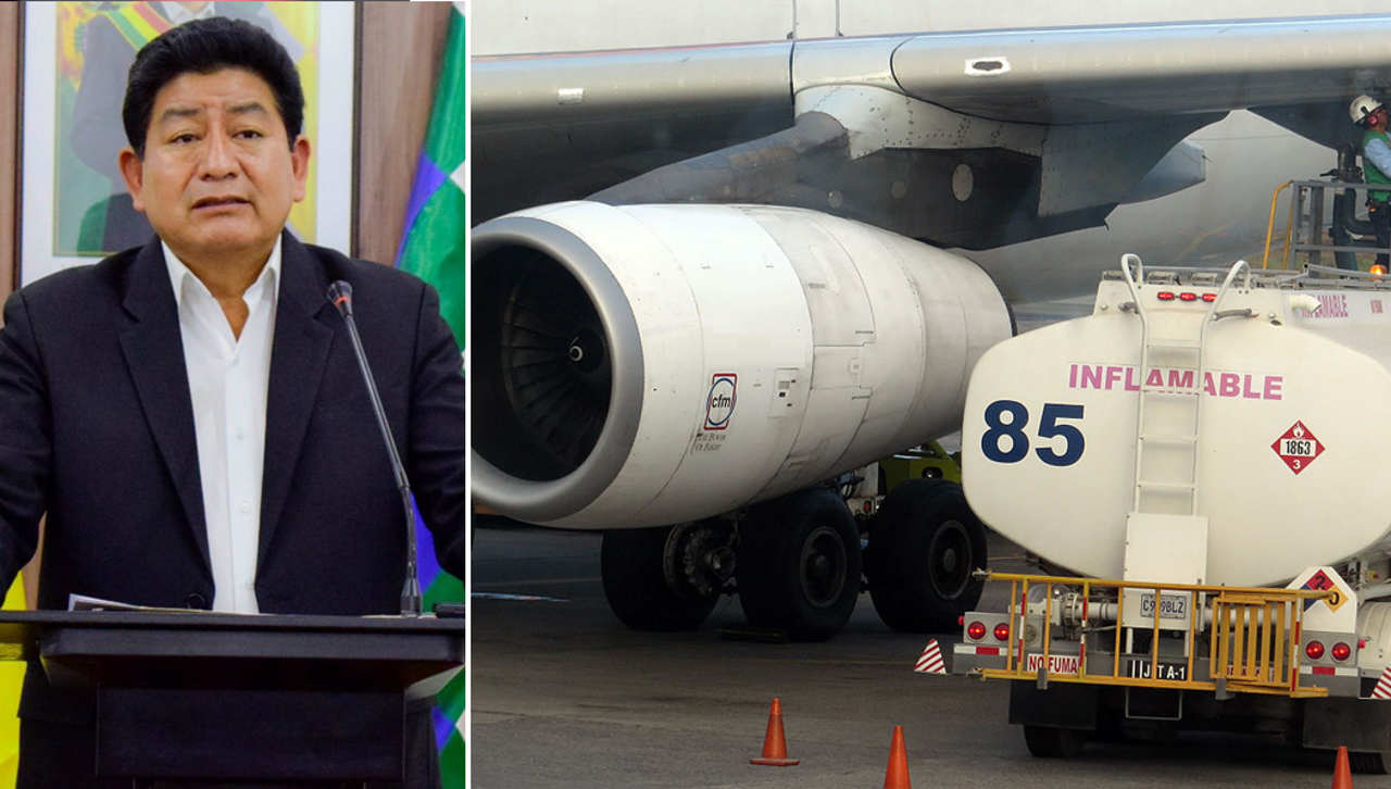 Montaño dice que no se puede garantizar combustible de aviación ante amenazas de bloqueos evistas