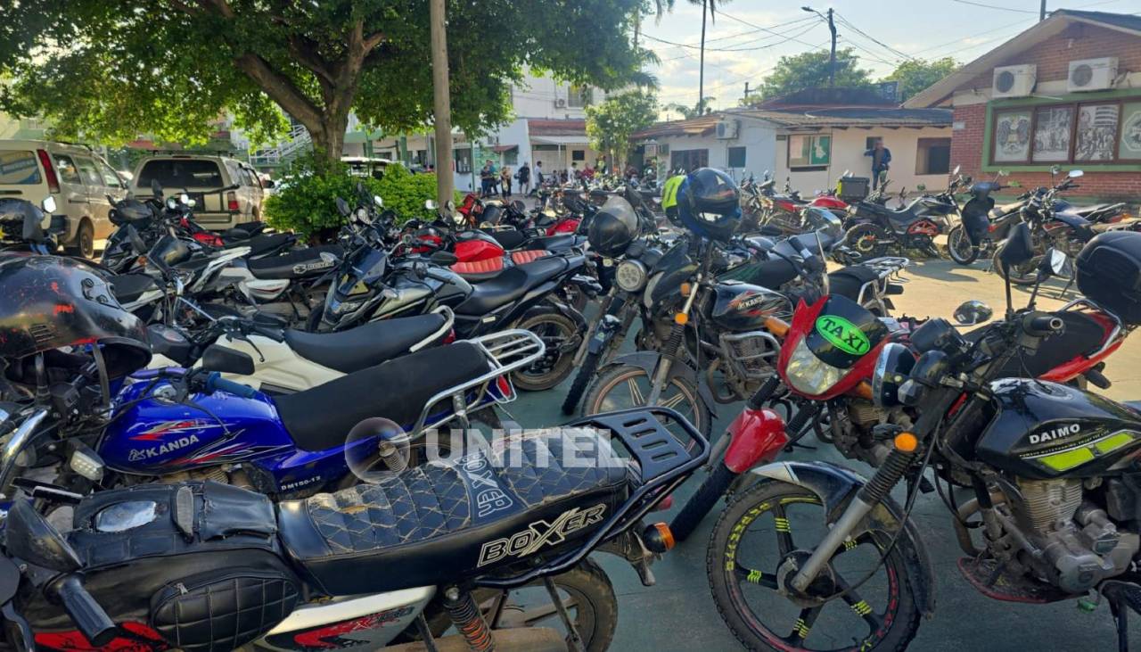 Santa Cruz: 104 motos y 20 vehículos fueron retenidos por circular sin permiso este domingo