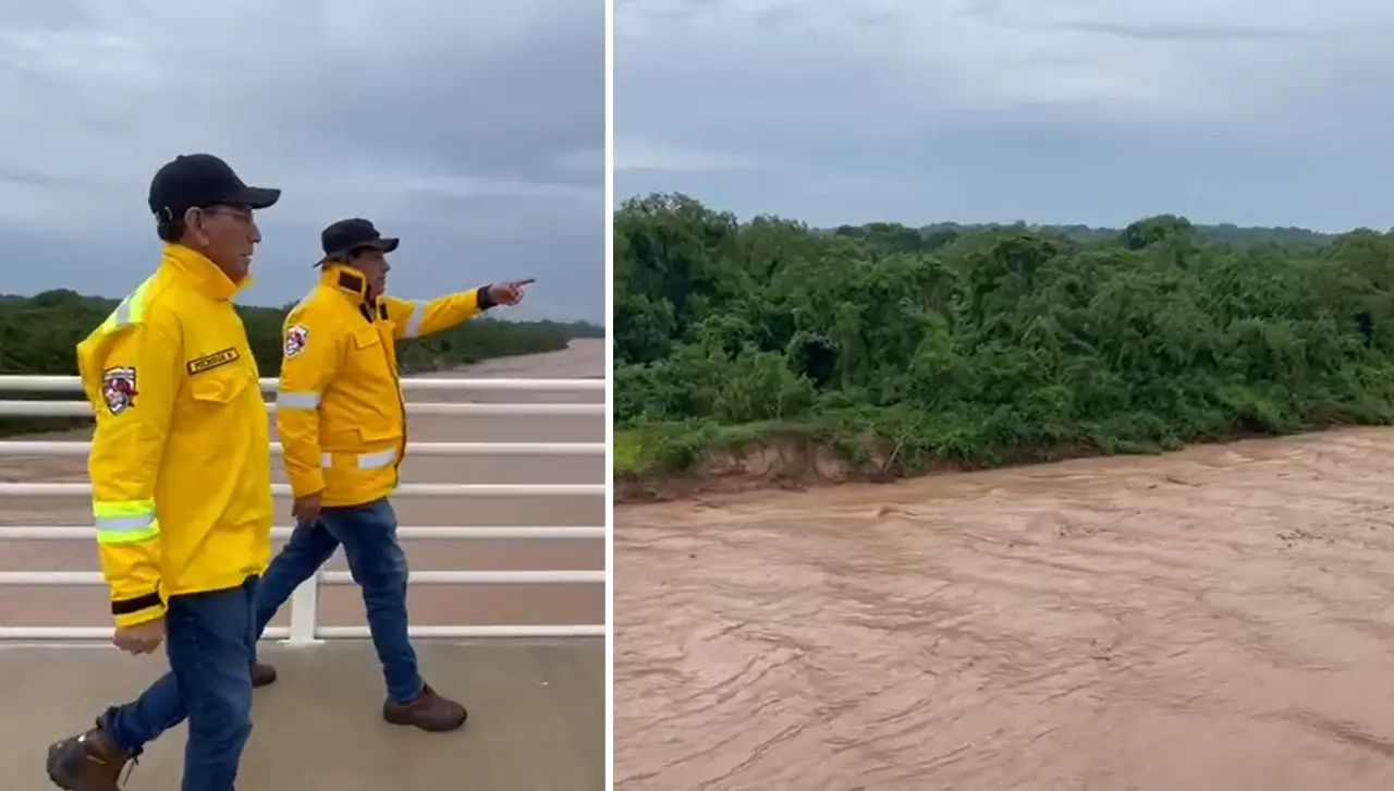 Porongo activa emergencia tras crecida del río Piraí y evalúa suspender clases presenciales