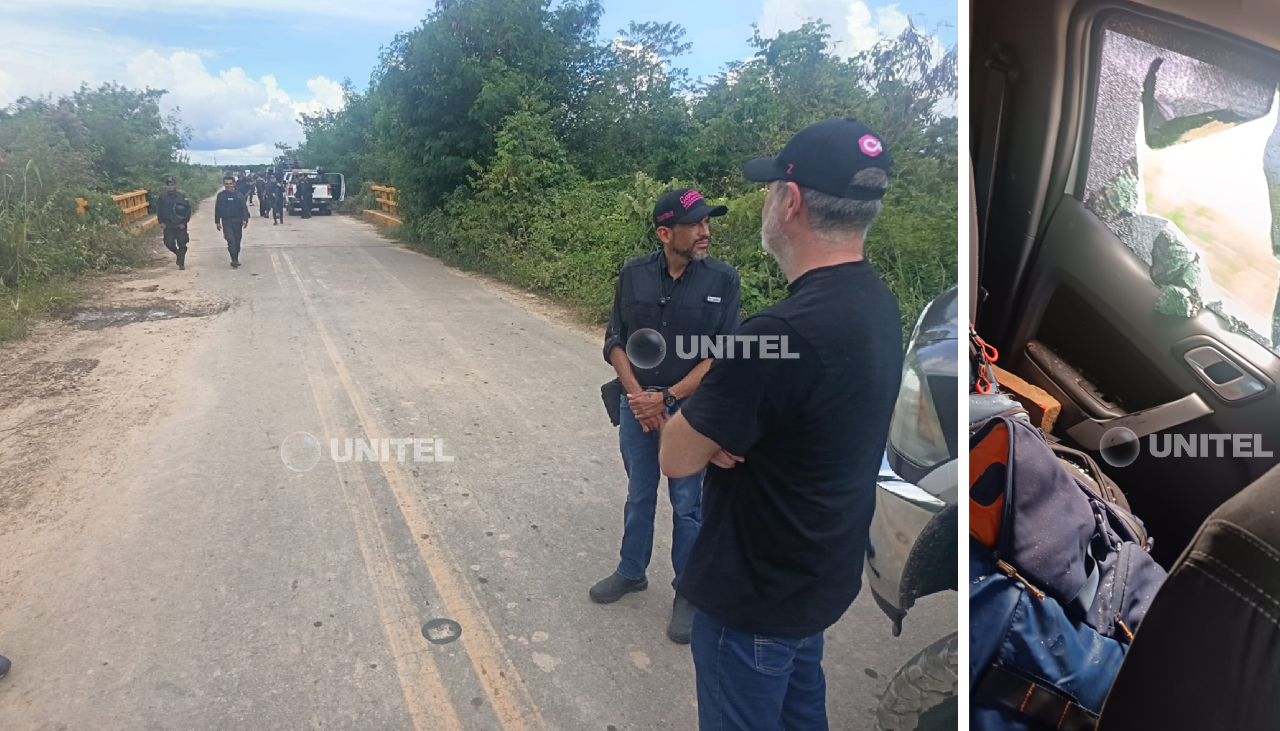 Atacan a comitiva que se dirige a Guarayos para ejecutar operativos de desalojo de avasalladores