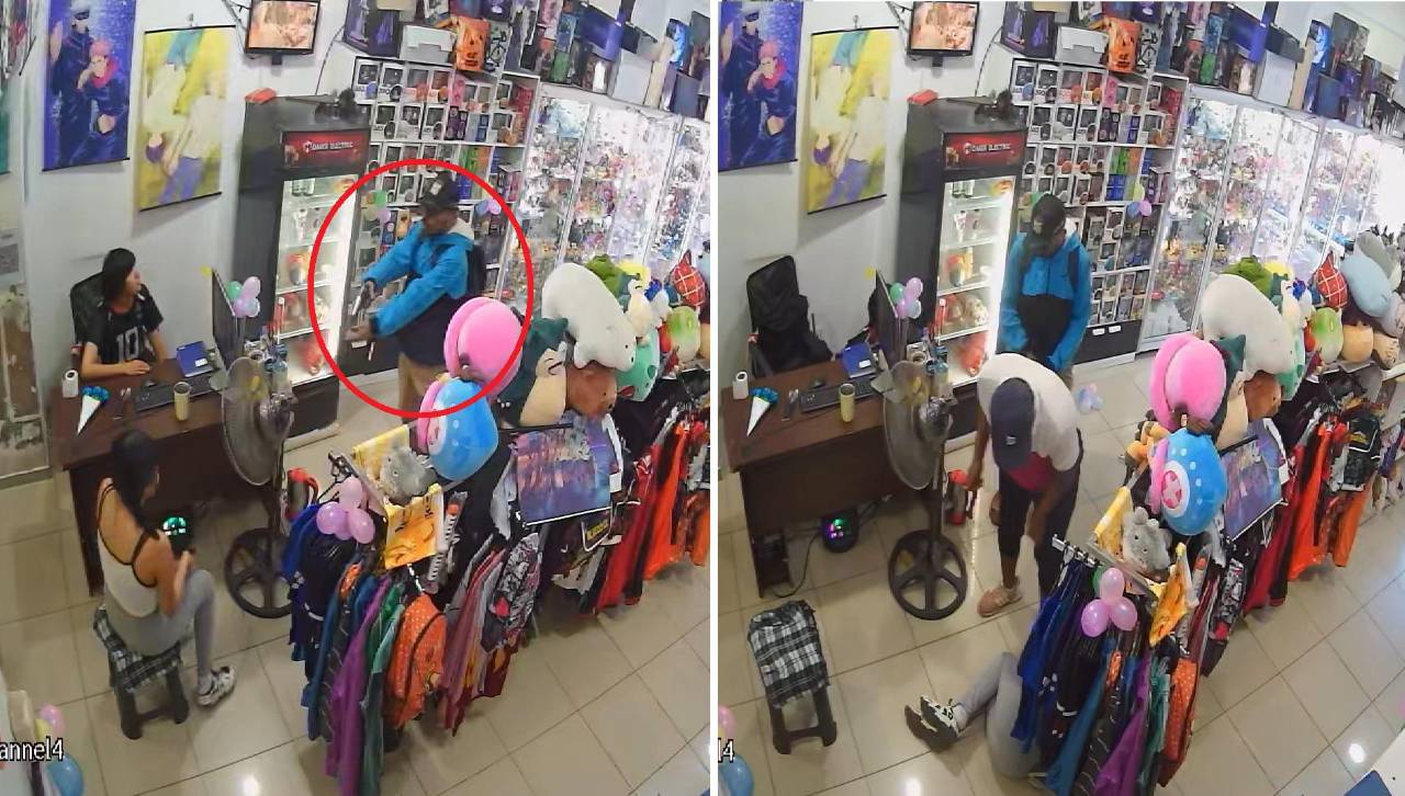 “Te voy a matar”: Asaltan a punta de arma y a plena luz del día en una tienda de anime en Santa Cruz