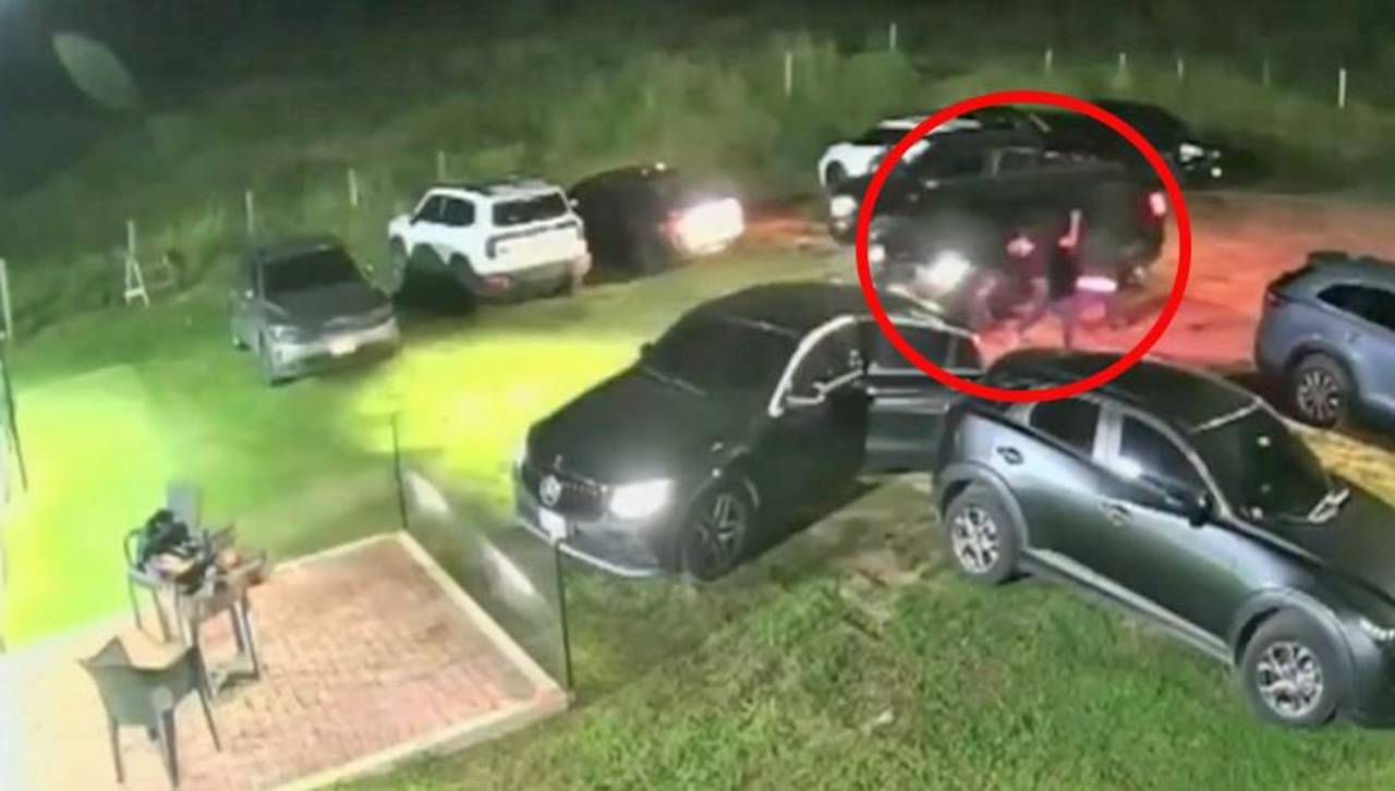 Acribillan a joven en el Urubó: El crimen fue grabado por una cámara de seguridad