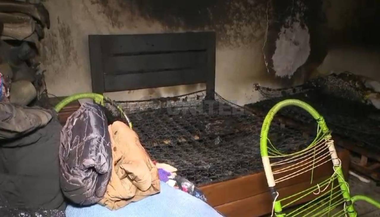 Incendio consume una habitación y materiales de una casa donde vivía un padre y sus dos hijos