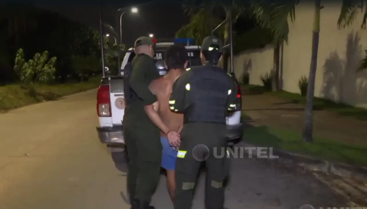 Santa Cruz: Capturan a un sujeto que amenazaba con cuchillo a los vecinos del barrio California