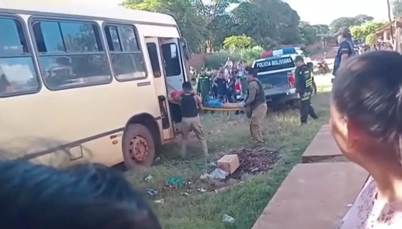 Matan a tiros a un hombre que estaba a bordo de un bus en San Ignacio de Velasco