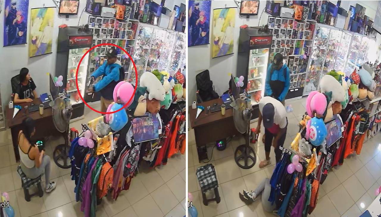 “Te voy a matar”: Asaltan a punta de arma y a plena luz del día en una tienda de anime en Santa Cruz