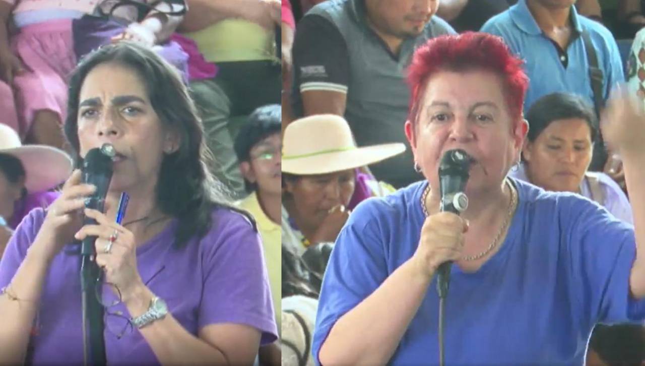 Reaparecen las exministras de Evo, Gabriela Montaño y Teresa Morales para llamar a la movilización