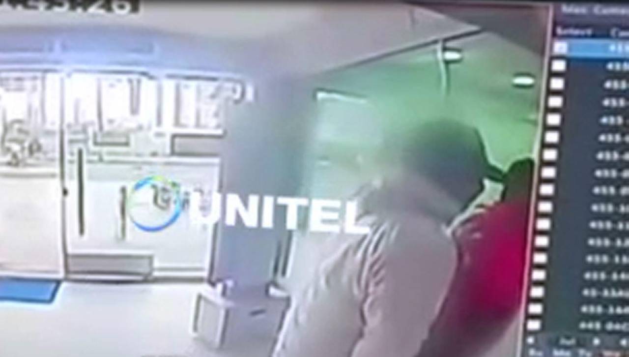 Videos: Así fue el atraco a una entidad financiera en Santa Cruz