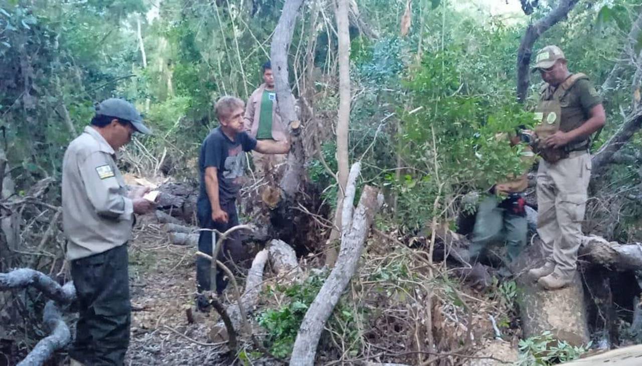 Siete personas fueron aprehendidas por tala ilegal en el área protegida del Parque nacional Otuquis