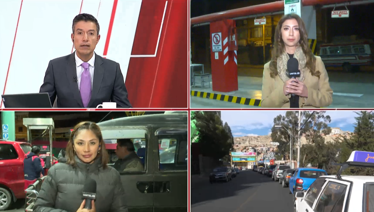 Surtidores de El Alto se quedan sin combustible y en La Paz hay filas por gasolina