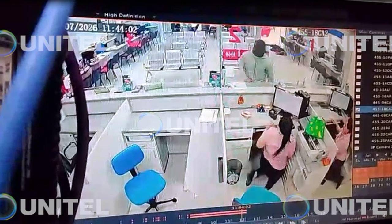 Videos: Así fue el atraco a una entidad financiera en Santa Cruz