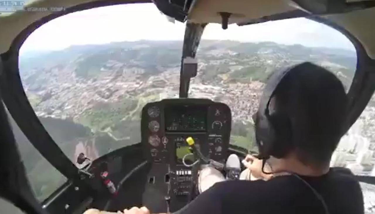 Buitre se estrelló contra un helicóptero en pleno vuelo, así evitó un accidente el piloto 