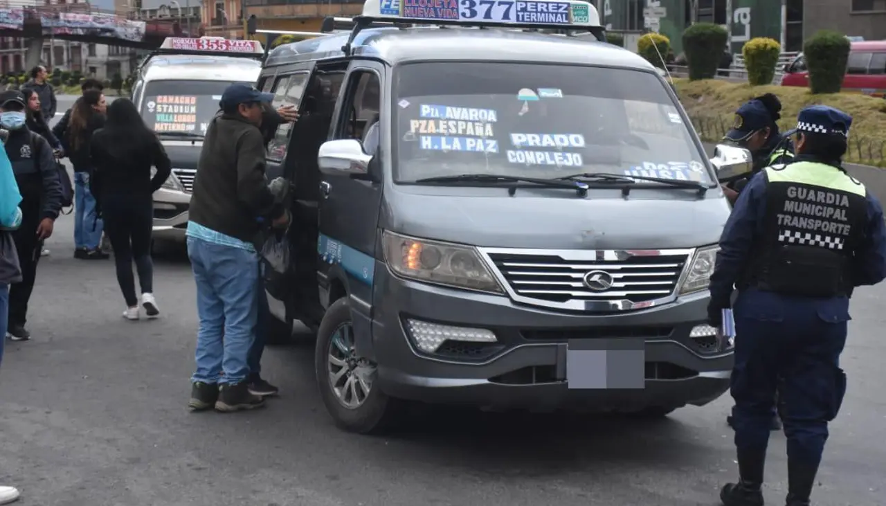 ¿Hasta cuándo regirá la tarifa transitoria del transporte público en La Paz?