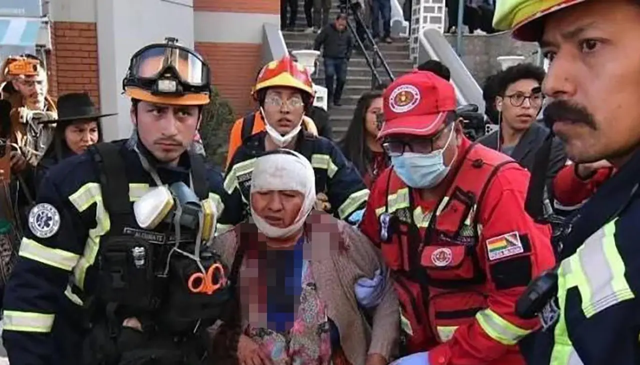 Comerciante resultó gravemente herida en la cabeza durante enfrentamiento entre evistas y la Policía 