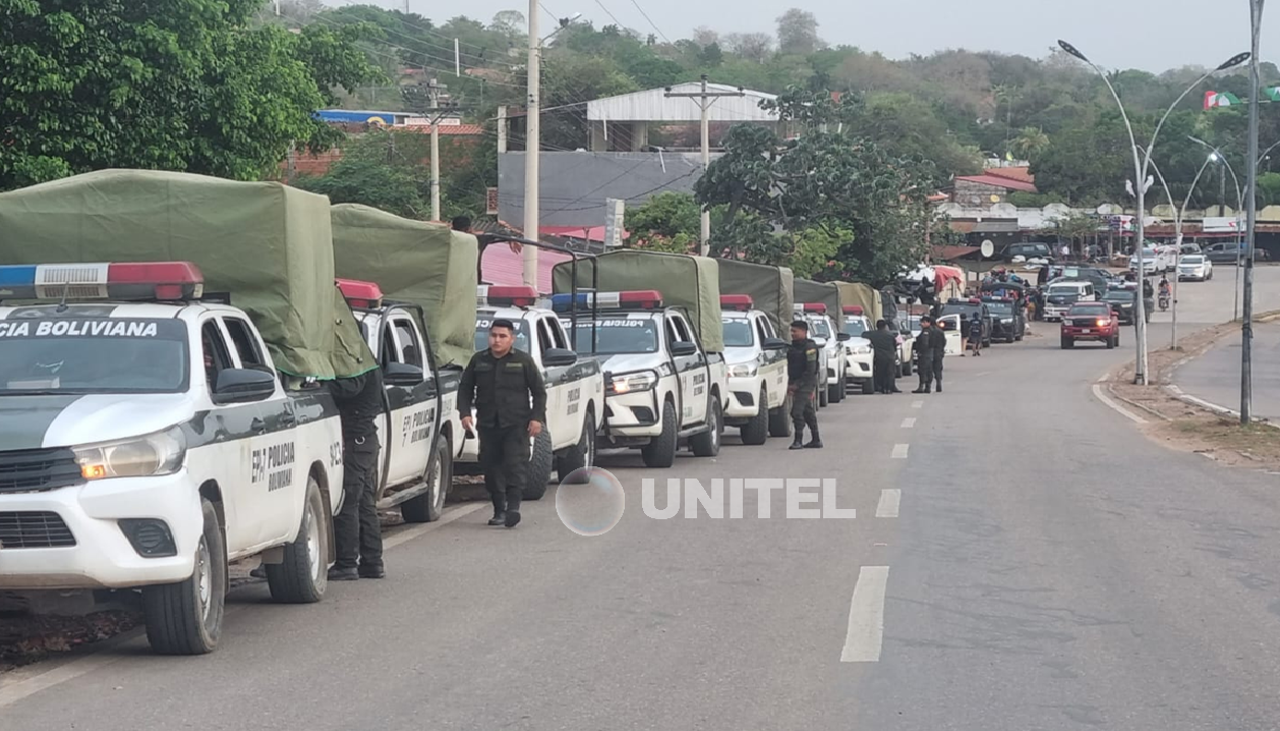 Ante denuncia de retención de personas y avasallamiento, despliegan contingente de 250 policías en Guarayos