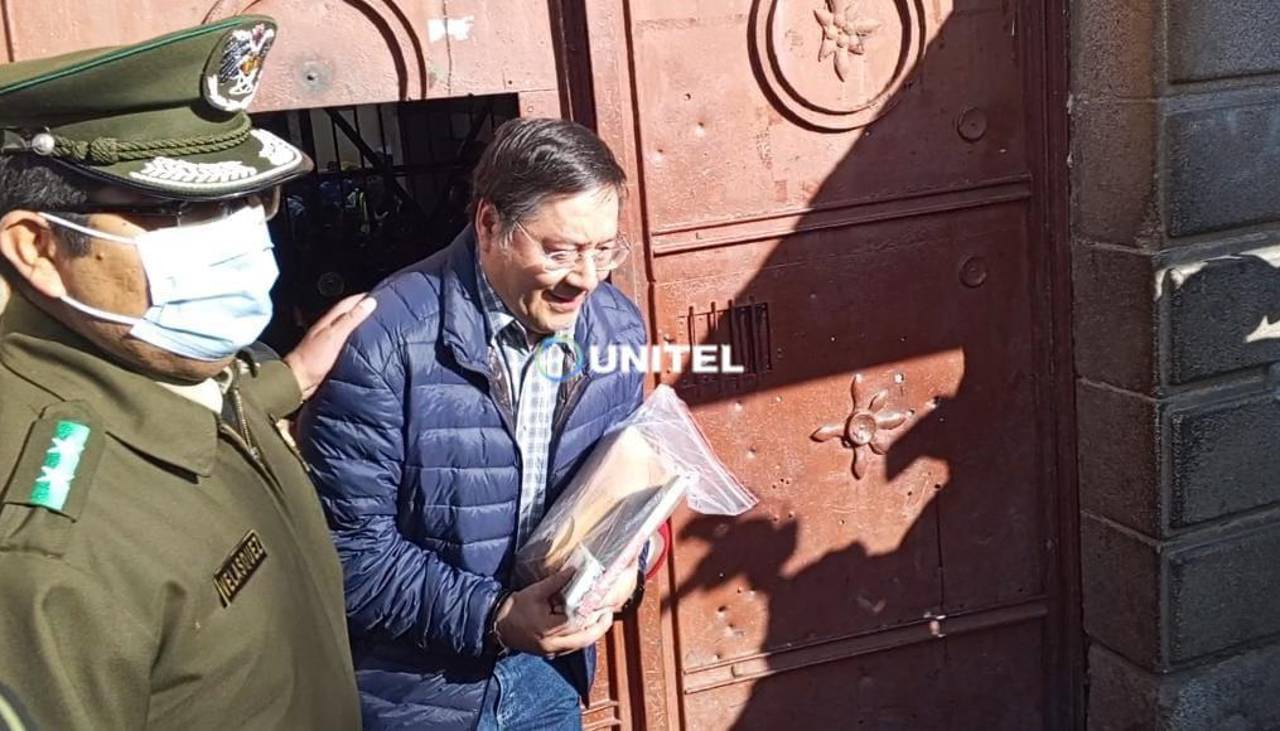 Luis Arce al salir de la cárcel de San Pedro con rumbo a un hospital: “Soy inocente de todo”