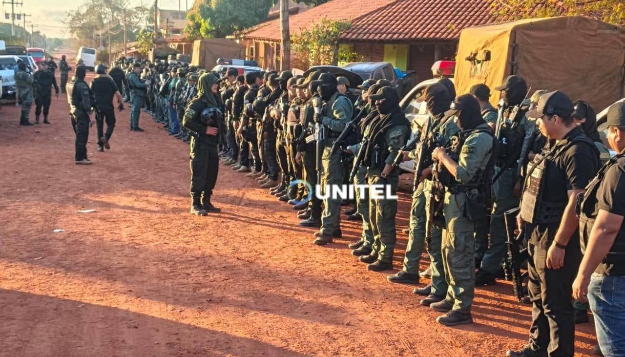 Grupos de élite policial realizan rastrillaje en San Matías a casi una semana del inicio de la última ola de crímenes