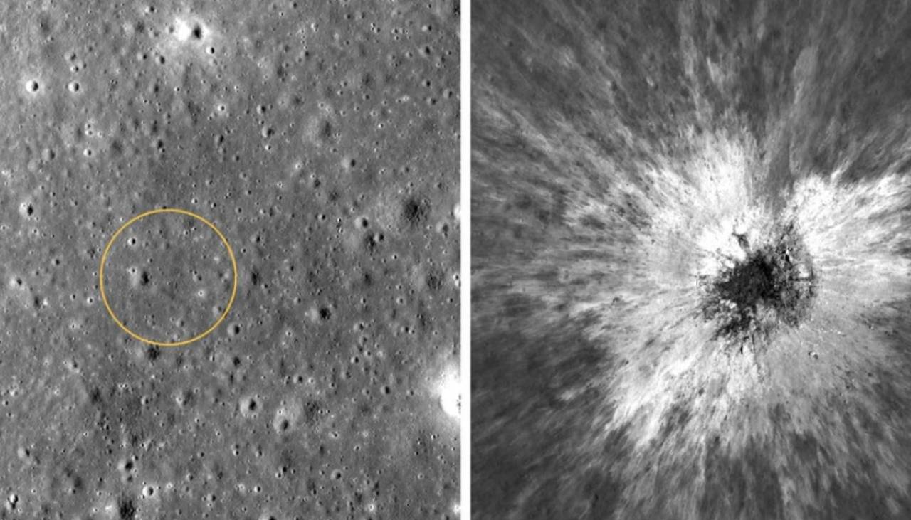 La NASA descubre un nuevo cráter en la Luna, “único en un siglo”